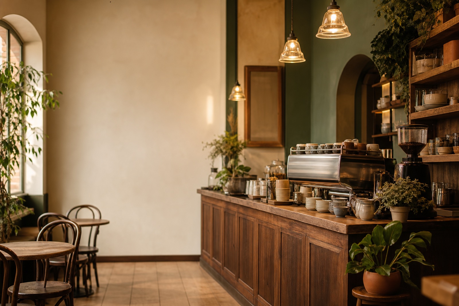 Coffee shop interior